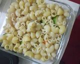 A picture of step 4 of Oven baked pasta and vegetables#bakingclassy#baked dishes.