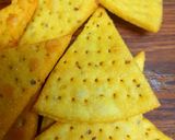 A picture of step 4 of Nachos Mathari.