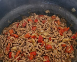 Foto del paso 2 de la receta: Salteado de verduras con lentejas y carne picada de ternera