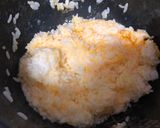 A picture of step 1 of Egg fried rice for breakfast.