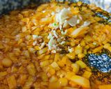 🌲 Pirított lencse fokhagymával, kolbásszal és tükörtojással 🥘 recept fázis 2 fotója
