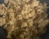 A picture of step 4 of Makhandi halwa.