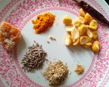 A picture of step 2 of Bengali curry- Rosha/Bengali vegetable Stew.