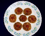 A picture of step 7 of Raw Banana Patties.