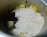 A picture of step 2 of Mixed rice.
