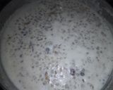 A picture of step 3 of Sabudana kheer.