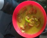A picture of step 3 of Split Peas bada with Mustard sauce #Cookpad.