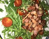 A picture of step 5 of Avocado salad with seeds.