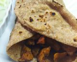 Sült csirkemell teljeskiőrlésű tortillában recept fázis 5 fotója