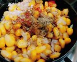 A picture of step 3 of Sweet corn chat.