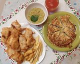 Foto del paso 8 de la receta: Lenguado, merluza y pejerrey...fish & chips...o algo así