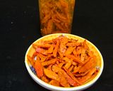 A picture of step 4 of Raw Turmeric Pickle.