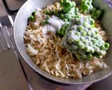 A picture of step 1 of Cabbage-Peas Green Subzi.