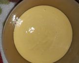 A picture of step 3 of Mango icecream burfi.