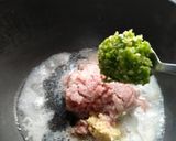 A picture of step 1 of Aloo chaap.