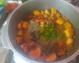 Foto del paso 3 de la receta: Riñón de vaca con verduras al vino tinto