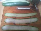 Rollitos de pepino con atún queso crema