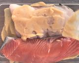 A picture of step 4 of Kyoto saikyo yaki cod&salmon.