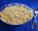A picture of step 6 of Baked Sweet Corn and Vegetables in White Sauce.