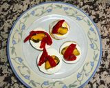 Foto del paso 5 de la receta: Mejillones con bufanda de pimientos
