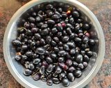 A picture of step 1 of Jamun Poli (Jamun Tikki).