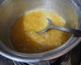 A picture of step 3 of Khubani ka meetha.