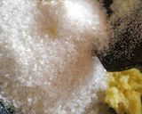 A picture of step 2 of Suji aamsatto (semolina mango papad) sweet.