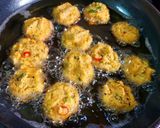 A picture of step 2 of Fibre Rich Coconut Fritters or Narkoler Bora.