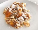 Császármorzsa aszalt sárgabarackkal🍑🥄 recept fázis 5 fotója