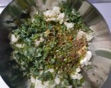 A picture of step 4 of Alu peethi (Potato filling).
