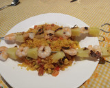 Foto del paso 10 de la receta: Migas caseras con verdura su chorizo y brochetas