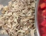A picture of step 2 of Spring roll filling.