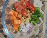 A picture of step 3 of Chickpea Salad.