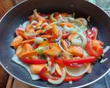Foto langkah ke 3 dari resep Cah Buncis Wortel Paprika.