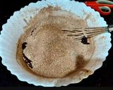 A picture of step 3 of Dark Chocolate Pancakes.
