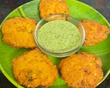 A picture of step 2 of Parippu vada -kerala style snack.