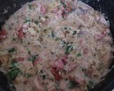 Egytál étel (szalonnás füstölt sonkás, káposzta csirkemell) recept fázis 1 fotója