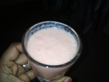 Water melon milk smoothies