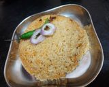 A picture of step 9 of Onion pulao😋.