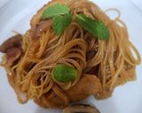Foto del paso 4 de la receta Capelini con pollo y salsa teriyaki
