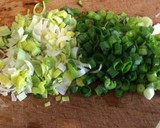 Foto del paso 1 de la receta: Rollos de panceta y puerro