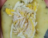 عکس مرحله 2 از دستور کراکت سیب زمینی با مرغ و ژامبون