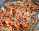 A picture of step 1 of Masala sweet potato.