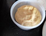 A picture of step 1 of Aam ras puri.