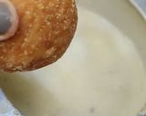 A picture of step 4 of Moongdal payasam.