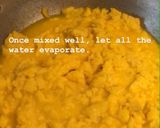 A picture of step 7 of Pineapple Rava Kesari/ Pineapple Sooji Halwa.