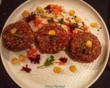 A picture of step 10 of Kodo millet And Sprouted Mung Beans Tikki.