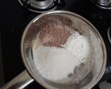 A picture of step 1 of Chocolate pudding.