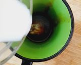 A picture of step 4 of French coffee with coffee mate(coffee creamer).