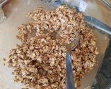 A picture of step 5 of Peanut butter granola.